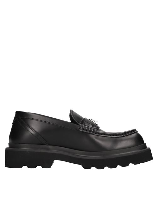 Mocassini in pelle DOLCE&GABBANA | CM0070 A1203 80999NERO